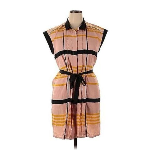 Jason Wu for Target Sleeveless Striped Pleated Sz Medium Dress - Picture 6 of 13